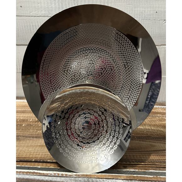 Set 2 Vintage WMF Cromargan Germany Stainless Steel Mid-Century Modern Bowl Dish - Picture 2 of 9